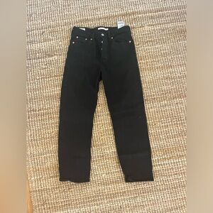 Levi's Wedgie Straight Leg  Black Size 26